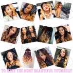 8A Brazilian Virgin Hair Body Wave Ombre Brazilian Hair 3 Bundles Brazilian Body Wave Human Hair Weave Bundles SAY ME HAIR