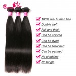 8A Brazilian Virgin Hair Straight 3 Bundles Straight Human Hair extensions Brazilian Straight Hair Brazilian Hair Weave bundles