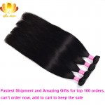 8A Unprocessed Brazilian Virgin Hair Straight Mink Brazilian Hair Weave 4 Bundles,Straight Brazilian virgin Human Hair Weave
