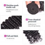 8A Unprocessed Peruvian Virgin Hair 4 Bundles Peerless Virgin Hair Peruvian Deep Wave 10''-26'' Peruvian hair Human Hair Bundle