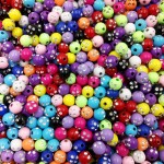8MM 100 piece/lot  Acrylic Beads for Jewelry Making for DIY bracelet Necklace Free Shipping