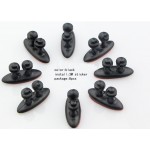 8Pcs Car Wire Cord Clip Drop Cable Holder Tidy Organizer Adhesive Clamp Line Fixer