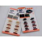 8Pcs Car Wire Cord Clip Drop Cable Holder Tidy Organizer Adhesive Clamp Line Fixer