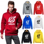 9 Color Red White Blue Black Pullover Naruto Anime Hoodie Cosplay Jacket S-XXXL Plus Size