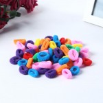 90Pcs Fashion Women Girl Elastic Rope Ring Different Color Hairband Christmas Party Solid Ponytail Holder Hair Rope 2016 New Hot