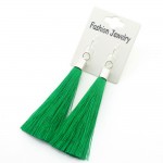 925 Sterling Silver Earrings Long Silk Tassel Earrings Drop Stardust Earrings for Women and Girl