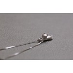 925 Sterling Silver Necklaces Cats Pendants&Necklaces Pure Sterling Silver 925 Kitty Necklace Jewelry Collar Colar de Plata