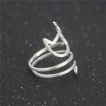 925 Sterling Silver Twine Cat Ring Young Girl Jewelry 925 Sterling Silver Rings For Women Adjustable Freeshipping