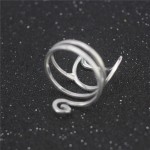 925 Sterling Silver Twine Cat Ring Young Girl Jewelry 925 Sterling Silver Rings For Women Adjustable Freeshipping