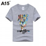 A15 Boy t Shirts for Children Cotton Summer 2017 3D Printed T-Shirts for Girl Kids Clothes Short Sleeve Tops Tees 6 8 11 12 Year