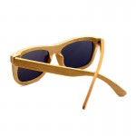 A.C 2017 New fashion Products Men Women Glass Bamboo Sunglasses au Retro Vintage Wood Lens Wooden Frame Handmade ZA03