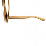 A.C 2017 New fashion Products Men Women Glass Bamboo Sunglasses au Retro Vintage Wood Lens Wooden Frame Handmade ZA03