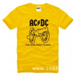 AC DC For Those About To Rock Men's T-Shirt T Shirt For Men 2015 New Short Sleeve Cotton Casual Top Tee Camisetas Masculina