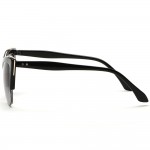 AEVOGUE Newest Half-Frame Cat Eye Sunglasses Women Summer Style Sun Glasses Brand Designer Gafas Oculos De Sol UV400 AE0266