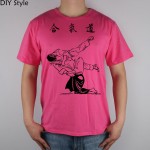 AIKIDO YOS KK T-shirt Top Lycra Cotton Men T shirt New Design High Quality Digital Inkjet Printing