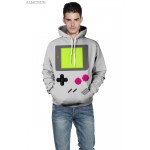 ALMOSUN Gameboy Harajuku Novelty Men Women Hoodies Sweatshirt 3D Print Sweat shirts Hooded Suit Clothing