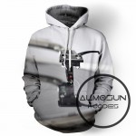 ALMOSUN Skull DJ 3D All Over Print Pullover Hoodies Hip Hop Jumper Fashion Hipster Sportwear Men Women