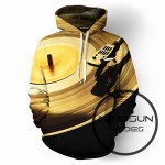 ALMOSUN Skull DJ 3D All Over Print Pullover Hoodies Hip Hop Jumper Fashion Hipster Sportwear Men Women