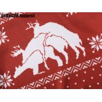 ALMOSUN Ugly Christmas Three Deers Pocket 3D All Over Printed Hoodie Sweatshirt Hip Hop Streetwear Jumper Hipster Unisex