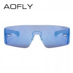 AOFLY Fashion Brand Cool Sunglasses Women Sun Glasses Rimless Sunglasses Mirror Glasses women Goggles Occhiali da sole UVA/UVB