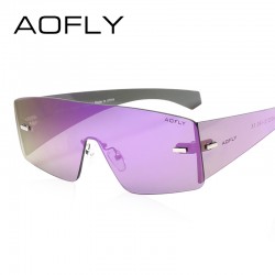 AOFLY Fashion Brand Cool Sunglasses Women Sun Glasses Rimless Sunglasses Mirror Glasses women Goggles Occhiali da sole UVA/UVB