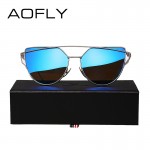 AOFLY Fashion Sunglasses Women Popular Brand Design Polarized Sunglasses Summer HD Polaroid Lens Sun Glasses With Original Case