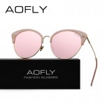 AOFLY Luxury Polarized Sunglasses Vintage Fashion Cat Eyes Sun glasses For Women Brand Designer gafas de sol Femenino AF79100