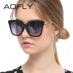 AOFLY New Cat Eye Sunglasses Fashion Vintage Summer Style High Quality Brand Design for Women oculos de sol das mulheres UV400