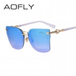 AOFLY Original Brand 2017 Designer Sunglasses Fashion Square Sunglasses Revo Lens Sun glasses for Women Eyewear UV400 AF7928