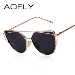 AOFLY Polarized Sunglasses Women Fashion Summer Style Sun glasses for Women Vintage Classic Brand Designer Twin-Beams Shades