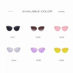 AOFLY Rimless Sunglasses Women Pink Revo Reflective Sun Glasses Alloy Legs Elegant Style Glasses Original Designer oculos AF7941