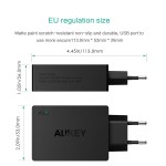 AUKEY Universal 4 Ports USB Charger Travel Wall Charger Adapter For iPhone7 Samsung S6 Smart Phones /PC/Mp3& USB Mobile Devices
