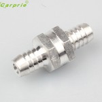 AUTO 2016 New Hot Aluminium Alloy 6/8/10/12MM Fuel Non Return Check Valve One Way Petrol Diesel Freeshipping&Wholesale Au 11