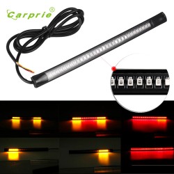 AUTO car-styling 2016 Flexible 12V 48 LED Turn Signal Light Motorcycle Brake Stop Signal Light motorcycle accessories Au 09