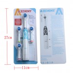 AZdent Hot Sell Battery Operated Electric Toothbrush with 4 Brush Heads and 4 another brushes head Oral Hygiene Health Products
