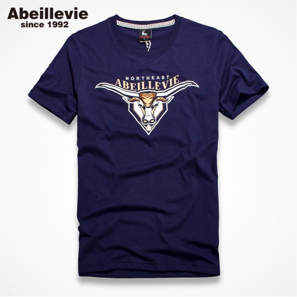 Abeillevie City mens t-shirt tops tees fitness hip hop men cotton tshirts homme camisetas t shirt brand clothing Leisure T Shirt