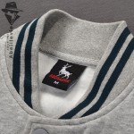 Abeillevie New Cotton Fleece Men's Baseball Jackets Casual Street Wear Hoodies Men Winter Warm Young Men's Sweatshirts Tracksuit