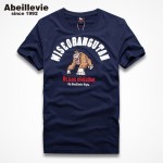 Abeillevie New Mens Tshirt Fashion Cotton T shirt for Men High Quality Big Tall Crew Tees Brand Clothing homme camisetas 8566D