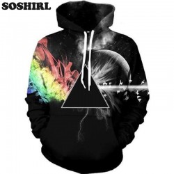 Abstract Prism Hoodie 3D All Over Print Geometry Punk Unisex Man Sweatshirt Plus Size 4XL Men Tracksuit Pullovers Dropship