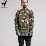 Aelfric Eden 2017 Autumn Winter Army Camouflage Hoodies Sweatshirt Men Streetwear Hip Hop Camo Tour Warm Cotton Pullover Man