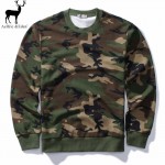 Aelfric Eden 2017 Autumn Winter Army Camouflage Hoodies Sweatshirt Men Streetwear Hip Hop Camo Tour Warm Cotton Pullover Man