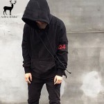 Aelfric Eden 2017 Autumn Winter Hot Mens Hip Hop Loose Skateboard Black Beige Hoodies Sweatshirt Streetwear