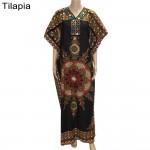 African traditional print dashiki dress plus size new designer ankara style women summer dress africa clothing mujer vestidos