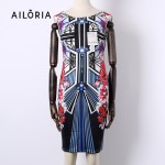 Ailoria 2017 Plus Summer Printing Wear To Work Business Dresses Women Plaid Pencil Dresses Bodycon Dresses For Women Vestidos
