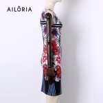 Ailoria 2017 Plus Summer Printing Wear To Work Business Dresses Women Plaid Pencil Dresses Bodycon Dresses For Women Vestidos