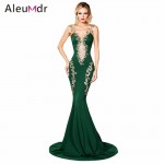 Aleumdr 2017 Women Lace Mermaid Dress Long Elegant Off Shoulder Maxi Dresses For Party Evening LC61353 Vestidos De Noche Largos