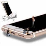 Aluminum alloy Tempered glass phone bag case For Apple iphone 6 6S 5 7 plus Mobile phone Accessories Full screen coverage cover