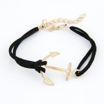 Anchor Bracelets for Women Men Jewelry Bijoux 2017 Fashion Rope 8 Leather Charm Bracelets & Bangles Vintage Wrap Pulsera Mujer
