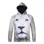 Animal Lion Printed Fashion Brand Hoodies Men/Women 3d Sweatshirt Hooded Hoodies With Cap And Pockets Hoody lovely Tracksuits