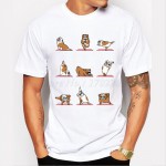 Animal funny design Men t-shirt Pomeranian/Cat/Soth/Elephant/English Bulldog/Pug hipster cool male tops/tee